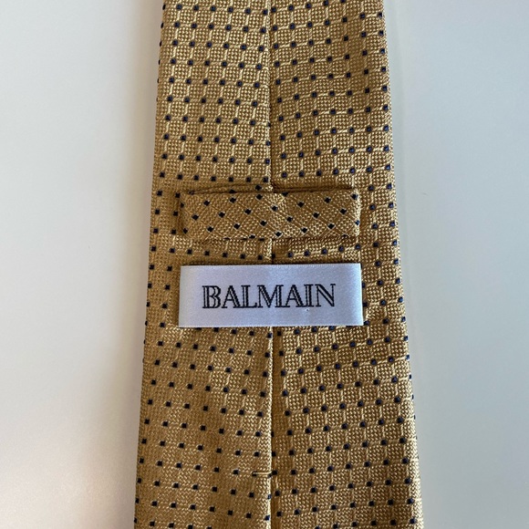 NWOT Balmain Silk Tie - Picture 5 of 7